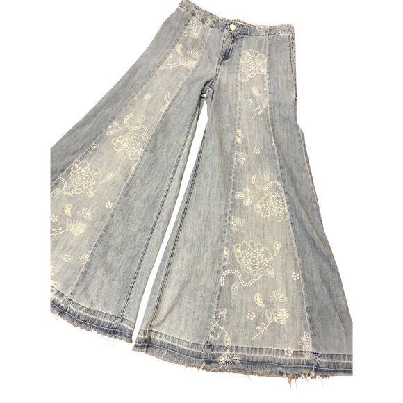 Free People Luna Extreme Flare Jeans Size 27 $168 MSRP - Picture 5 of 8
